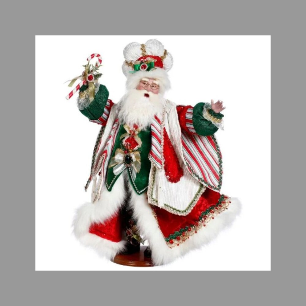 Mark Roberts Candycane Santa, 24"